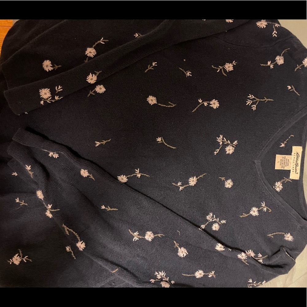 Dandelion Embroidered Sweater